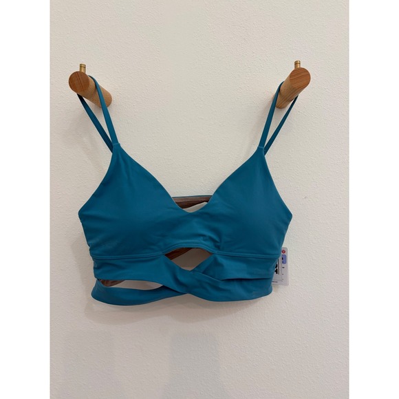 Lululemon Other - Lululemon V-Neck Crossover Bra Marlin Blue Size 8 NWT